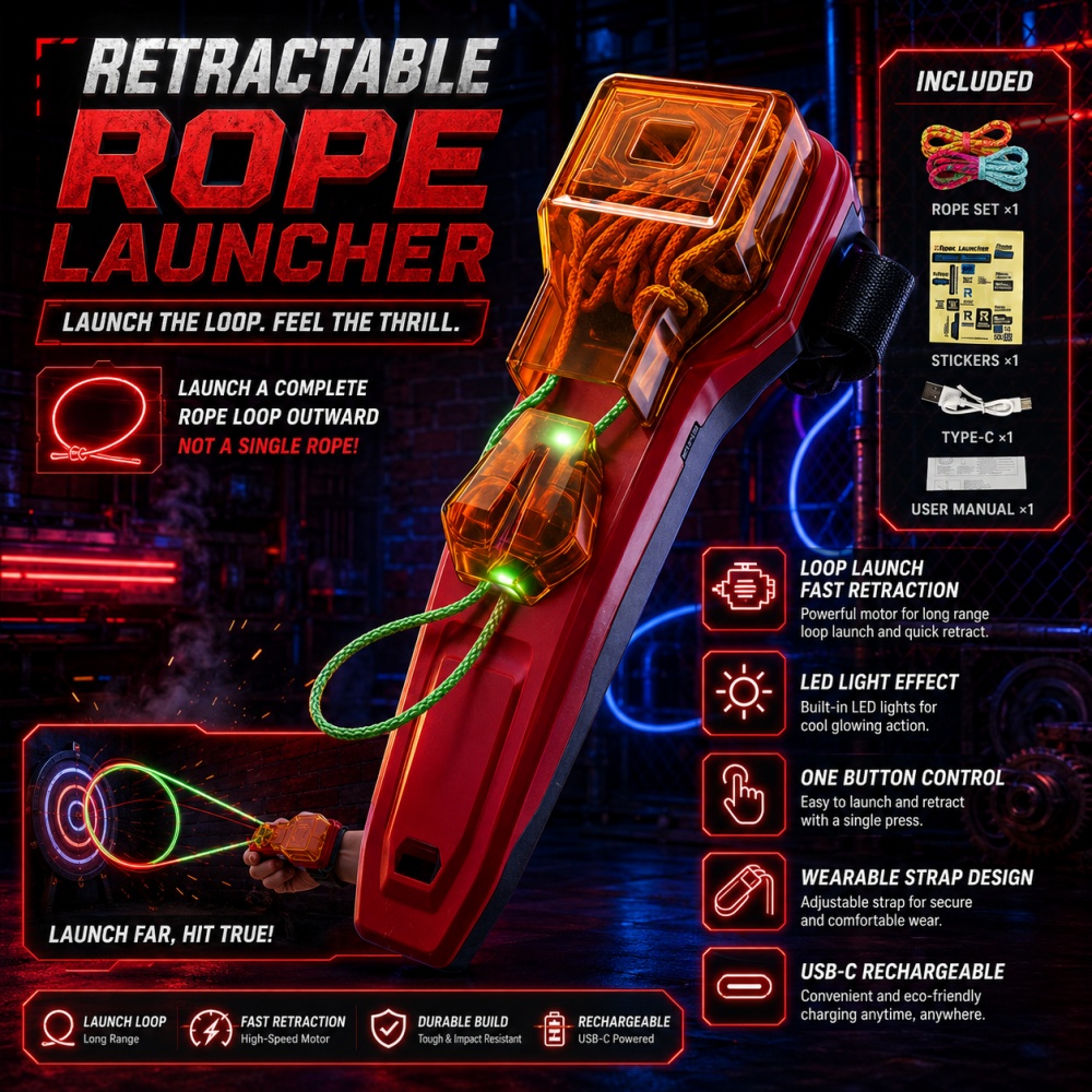 Cocktail Shaker Set - Rope Launcher Spider Web Shooting Toy