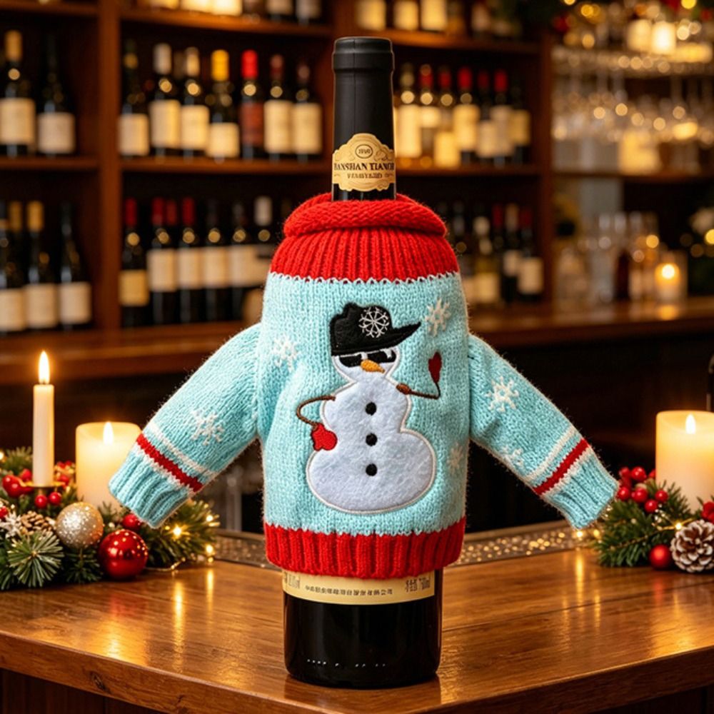 Elk Wine Bottle Cover Snowflak - огляд і ціна Wine Beer Hat