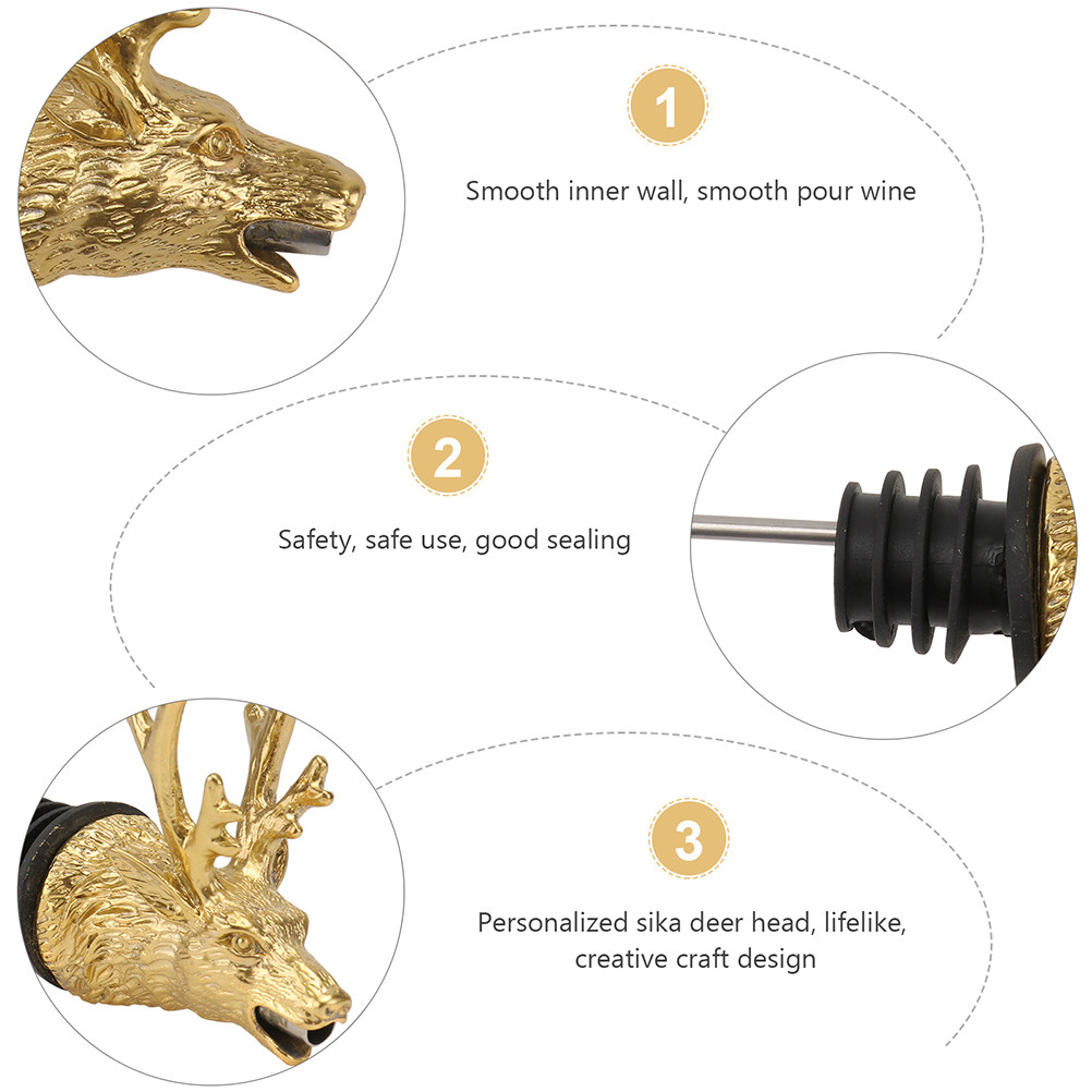 Lifelike Deer Head Wine Pourer - огляд і ціна Wine Aerator Pour